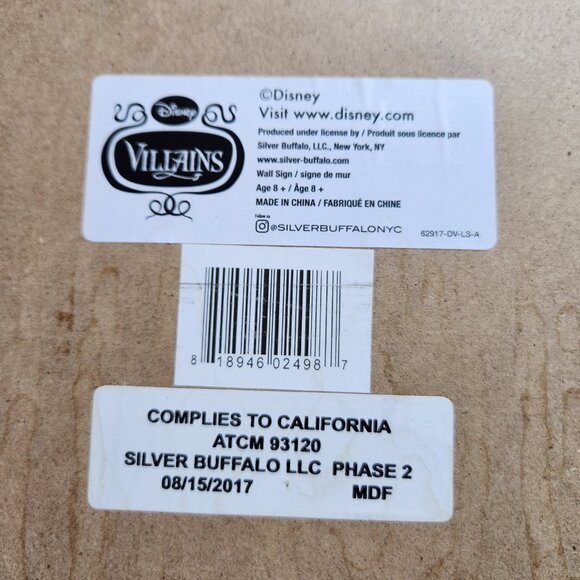 Disney Villains Cruella "Dahling" (2017) 19¼" x 13" Art Print, Silver Buffalo - Picture 4 of 5